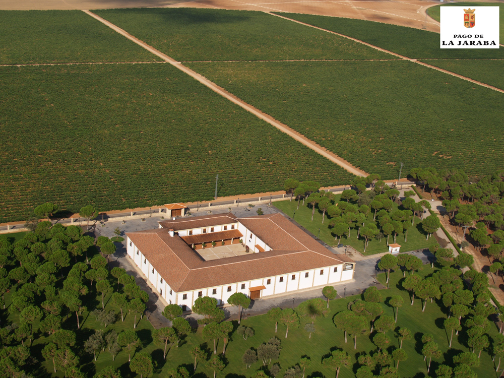 Aerial view of the estate